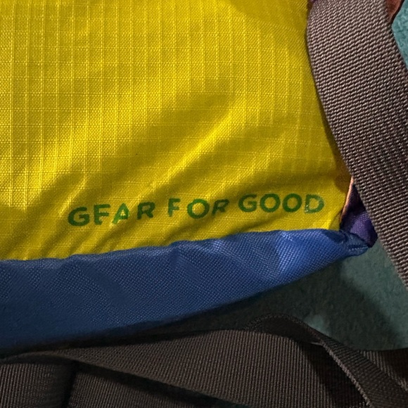 Cotopaxi Yellow and Purple Gear Bag - Picture 2 of 4
